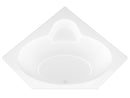 Venzi Ambra 60 x 60 corner soaking bathtub, detail view