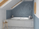 Venzi Grand Tour Elda 32 x 60 rectangular air & whirlpool bathtub installed in a bathroom