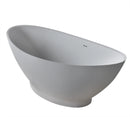 Venzi PietraStone 33.5 x 74.5 freestanding soaking bathtub, alternate view