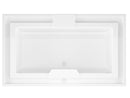 Venzi Celio 46 x 78 endless flow soaking bathtub, top view