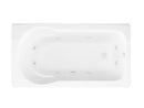 Venzi Elda 32 x 60 rectangular whirlpool bathtub, top view