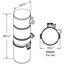 Nutone - PP6501 - Residential Central Vacuum System Power Unit - 650 Air Watts
