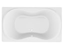 Venzi Bello 42 x 72 soaking bathtub, detail view