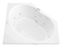 Venzi Grand Tour Luna 60 x 60 corner air & whirlpool bathtub, main view