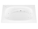 Venzi Grand Tour Talia 36 x 72 rectangular air & whirlpool bathtub, detail view