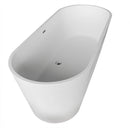 Venzi PietraStone 28 x 67 freestanding soaking bathtub, alternate view