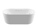 Venzi Padre 33 x 67 freestanding whirlpool bathtub, detail view