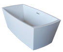 Venzi Vida Collection 31.5 x 67 freestanding soaking bathtub, main view
