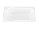Venzi Elda 32 x 60 rectangular soaking bathtub, detail view