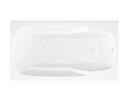 Venzi Aesis 36 x 72 rectangular soaking bathtub, top view