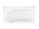 Venzi Elda 32 x 60 rectangular air & whirlpool bathtub, top view