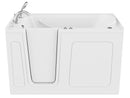 Venzi 32 x 60 walk-in air jetted bathtub, left drain, white, detail view