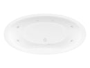 Venzi Sole 33.5 x 67 freestanding whirlpool bathtub, alternate view