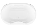 Venzi Aline Waterfall 41 x 70 Oval Soaking Bathtub with Center Drain By Atlantis