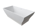 Venzi PietraStone 32 x 71 Man Made Stone Freestanding Bathtub with Center Drain By Atlantis