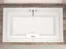 Venzi Grand Tour Celio 46 x 78 endless flow air & whirlpool bathtub installed in a bathroom