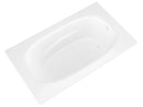 Venzi Talia 36 x 66 rectangular soaking bathtub feature graphic