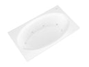 Venzi Viola 42 x 72 rectangular air & whirlpool bathtub, detail view