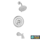 American Standard - TU106.508.xxx - Patience Tub and Shower Trim Kit with Water-Saving Shower Head and Cartridge - LESS VALVE