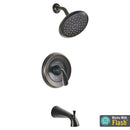 American Standard - TU186.502.xxx - Fluent Tub and Shower Trim Kit with Cartridge - LESS VALVE