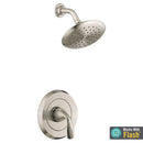 American Standard - TU186.507.xxx - Fluent Shower Only Trim Kit with Water-Saving Shower Head and Cartridge - LESS VALVE