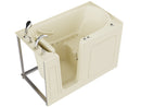Venzi 32 x 60 walk-in air jetted bathtub, left drain, biscuit, alternate view