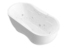 Venzi Velia 35.5 x 71 freestanding air and whirlpool jetted bathtub, main view
