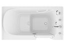 Venzi 32 x 60 walk-in soaking bathtub, right drain, white, detail view