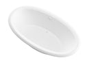 Venzi Vino 44 x 78 oval soaking bathtub, main view