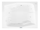 Venzi Grand Tour Capri 54 x 72 Rectangular Air & Whirlpool Jetted Bathtub with Right Drain By Atlantis