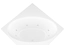 Venzi Stella 60 x 60 corner whirlpool bathtub, detail view