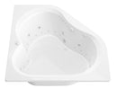 Venzi Tovila 60 x 60 corner air & whirlpool bathtub, main view