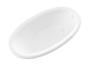 Venzi Vino 42 x 70 oval soaking bathtub feature graphic