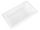 Venzi Villa 42 x 60 rectangular soaking bathtub feature graphic