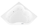 Venzi Grand Tour Tovila 60 x 60 corner air & whirlpool bathtub feature graphic