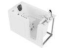 Venzi 30 x 60 walk-in whirlpool and air jetted bathtub, right drain, white, alternate view