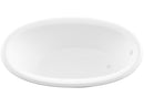 Venzi Vino 36 x 60 oval soaking bathtub, detail view
