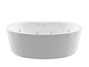Venzi Sole 33.5 x 67 freestanding whirlpool bathtub, detail view