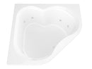 Venzi Tovila 60 x 60 corner whirlpool bathtub, detail view