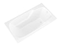 Venzi Aesis 36 x 72 rectangular soaking bathtub, detail view