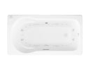 Venzi Grand Tour Elda 32 x 60 rectangular air & whirlpool bathtub, top view