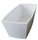 Venzi Vida Collection 31.5 x 67 freestanding soaking bathtub, alternate view