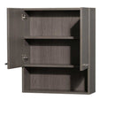 Wyndham Collection Amare Bathroom Wall Cabinet - Gray Oak WC-RYV207-WC-GRO 2