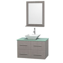 Wyndham Collection Centra 36" Single Bathroom Vanity Set for Vessel Sink - Gray Oak WC-WHE009-36-SGL-VAN-GRO 7