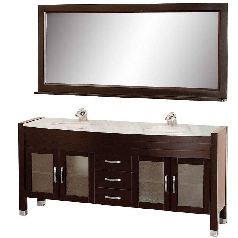 Wyndham Collection Daytona 71" Double Bathroom Vanity Set - Espresso w/ Drawers WC-A-W2200-71-ESP 4