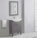 Legion Furniture 24" Gray Sink Vanity, No Faucet