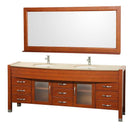 Wyndham Collection Daytona 78" Double Bathroom Vanity Set - Cherry WC-A-W2200-78-CH 2