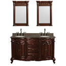 Wyndham Collection Edinburgh 60" Double Bathroom Vanity - Cherry WC-J233-60-DBL-VAN-CHE 7