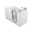 Ella Peitite 28"x52" Acrylic Soaking Walk-In-Bathtub, Right Inward Swing Door, 2 Piece Fast Fill Faucet, 2" Dual Drain