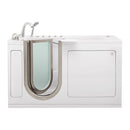 Ella Ultimate 30"x60" Acrylic Air and Hydro Massage + Independent Foot Massage Walk-In-Bathtub, Left Inward Swing Door, Heated Seat, 5 Piece Fast Fill Faucet, 2" Dual Drain